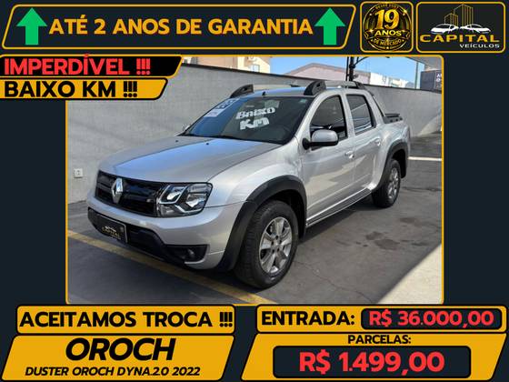 RENAULT DUSTER OROCH 2.0 16V HI-FLEX DYNAMIQUE AUTOMÁTICO